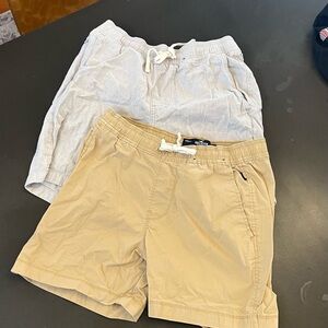 2 pair Hollister jogger shorts size small